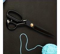 TEMU Tijeras domésticas de acero al carbono engrosado con hojas de acero al manganeso y recubiertos de plástico, ideales para coser y trabajar