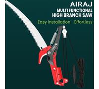 TEMU Tijeras multifuncionales de alta rama AIRAJ, sierra de gran altitud, varilla telescópica de aleación para poda de frutas, árboles, flores y madera