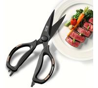 TEMU Tijeras Multifuncionales - Tijeras Profesionales para Tela y Costura, Hojas Afiladas de Grado Alimenticio Ideales para Cortar Huesos de Pollo, Ensaladas de Verduras, Filetes y Parrillas al