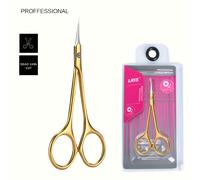 TEMU Tijeras profesionales de cutículas de , con acero inoxidable ultra afilado y puntas curvas para una eliminación de la piel , junto con pinzas y herramientas de empuje para el cuidado de .