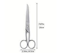 TEMU Tijeras simétricas de acero inoxidable para varios , incluyendo peluquería y domésticas, disponibles en varios tamaños: 5, 6, 7 y 8 pulgadas