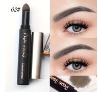 TEMU Tinte para cejas con punta de esponja, resistente y a las manchas, un acabado natural y fácil aplicación. Adecuado para el maquillaje diario, disponible en versátiles como negro , café y marrón.