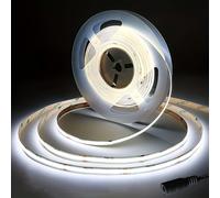 TEMU Tira de luz LED COB, cadena de luces de DC12V/24V, utilizada para decorar el de con nocturna , lámpara flexible de de energía (sin enchufe)