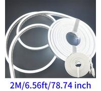 TEMU Tira de luz LED neón flexible con botón de ; iluminación de 39.37 a 196.85 pulgadas, ideal para decoración en espejos de baño, cocinas, mesas de comedor, espejos, Halloween, carnavales, etc