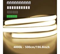 TEMU Tira de luz neón USB con de tres teclas, luz flexible 5VCOB, 320LED/m, pero no deslumbrante, para montaje empotrado/ con adhesivo para , Decoración para Fiestas, ,Configuración para