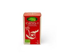TEMU Tisana Circula-T - 30 g | 20 Bolsitas | Infusión para la Circulación con Hinojo, Hibisco, Vid Roja y Té Verde | Artemis