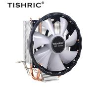 TEMU TISHRIC 2 Ventilador de refrigeración de CPU con columna de cobre, un ventilador silencioso RGB PWM de , radiador silencioso compatible con Intel LGA 1150, 1151 y 1155