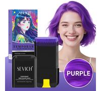 TEMU Tiza Temporal para el Cabello Sevich - 8 Colores, Barra de Coloración con Peine Dental Lavable | Ideal para Fiestas (, Halloween, Navidad, Pascua, ), Carnavales y Estilismo Capilar
