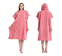 TEMU Toalla con capucha de secado rápido con bolsillo para nadar, surfear y actividades al aire libre - Talla única unisex