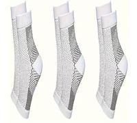 TEMU Tobilleras de compresión en tres , calcetines de punta diseñados para hombres como para mujeres, ideales para el soporte , el escalada y el ciclismo.