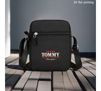 TEMU Tommy The for Man: El Mito, La - Bolso Bandolera con Correa Ajustable, Cierre de Cremallera, Tela Oxford Duradera y Forro de Poliéster, Gran Capacidad para Artículos Diarios, con Doradas