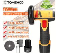 TEMU TOMSHOO 12V 19500rpm Portátil 6pcs Set Herramienta de Rectificado Eléctrica Multifuncional Mini Amoladora Máquina de Manual