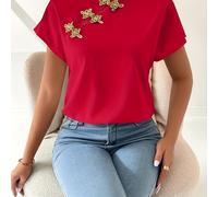 TEMU top elegante de estilo chino para mujer, colección /verano 2026, con cuello y diseño de botones, que un fuerte . para el uso diario y fiestas.