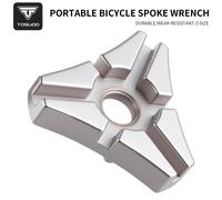 TEMU TOSUOD Llave de rayos triangular de 6 puertos, herramienta de reparación de bicicletas, herramienta de rayos, llave de ajuste de alambre de bicicleta de montaña