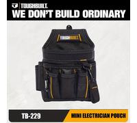 TEMU TOUGHBUILT Mini Bolso de Electricista para Herramientas, Organizador para Herramientas, de Almacenamiento para Herramientas