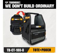 TEMU TOUGHBUILT TB-CT-180-8, 8 pulgadas, almacenamiento de herramientas, totes y bolsas.