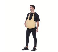 TEMU Traje de Papá Noel unisex con relleno acolchado para el vientre y las caderas para Navidad y Halloween