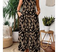 TEMU Traje Talla Grande para Mujer - Elegante Sin y Espalda , Ideal para Formales/Cotidianos/Fiestas - Tejido Lavable a Máquina No Transparente, para Otoño, Material Transpirable, Versátil y Moderno