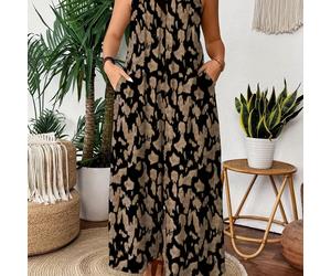 TEMU Traje Talla Grande para Mujer - Elegante Sin y Espalda , Ideal para Formales/Cotidianos/Fiestas - Tejido Lavable a Máquina No Transparente, para Otoño, Material Transpirable, Versátil y Moderno