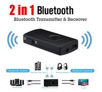 TEMU Transmisor y de audio estéreo Bluetooth V4.2 con cable de 3.5 mm y Micro USB