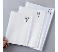 TEMU Transparente de PVC Compatible para Libros A4, B5 y A5 - Cubierta Resistente, Impermeable y Duradera para , Oficina, Biblioteca, Archivos - Duradero
