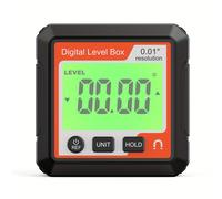 TEMU Transportador Digital, Inclinómetro, Instrumento de Nivelación, Instrumento de Medición de Ángulos, Regla de con Imán