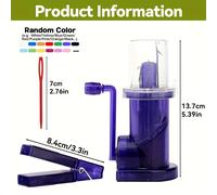 TEMU Trenzador de Cuerdas Manual Inalámbrico - Color con Diseño de Ranura y Puerto de Cable Más al Cuerpo, Gestión de Hilo Antideslizante para Costura, Manualidades DIY y Proyectos Hechos a