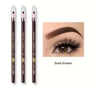 TEMU Tres lápices de cejas a prueba de agua y que la transferencia, son duraderos y desvanecen fácilmente. lápices de maquillaje multicolores se pueden utilizar como delineador de ojos.