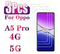 TEMU Tres películas de vidrio templado de , fáciles de instalar, sin y con una adhesión total, diseñadas para smartphones Oppo A5 Pro 4G/5G