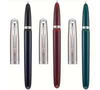 TEMU Tres plúmrees de fuente de resina Three 86 con puntas ultrafinas de 0.38 mm, compatibles con convertidores de tinta y cartuchos de tinta de 2.6 mm. Adecuados para , escritura.