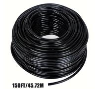 TEMU Tubo de riego por goteo de vinilo de y 150 pies, manguera de riego flexible para jardín con conector universal para roscas y americanas, ideal para espacios estrechos - Tubo de riego y duradero