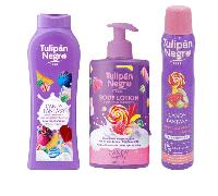 TEMU TULIPAN NEGRO Candy Fantasy - Gel de baño, loción corporal y desodorante spray con y gourmand