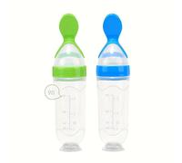 TEMU TYRY.HU Alimentadores de Silicona para Niños con Ventosas - Cucharas Exprimibles en Azul, Verde, Rosa para Niños y Niñas, Regalo Ideal para Navidad y Acción de Gracias