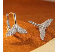 TEMU Tzliwen Mini Aretes Mujer, Set de Cobre con Zirconia, Encantador Diseño de , Adiciones de Moda