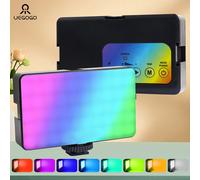 TEMU UEGOGO Luz de Teléfono con 140 LEDs, Luz para Selfies Recargable de 1800mAh, de Luz Ajustables, Luces RGB para Vídeo, para Teléfono y Cámara, Iluminación para Selfies y Videollamadas