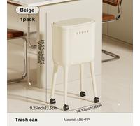 TEMU UFORU de Basura de Lujo con Patas, Cocina , Pies Altos, Móvil, Gran Capacidad, de Basura que No Dobla la Cintura