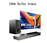 TEMU ULTIMEA Barra de Sonido 2.1ch para TV, con BT 5.3, Subwoofer Cableado, 160W Potencia , Refuerzo de Graves, Control Remoto, Ultra Delgada Nova S40 (, Condición: )