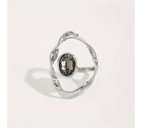 TEMU Un anillo abierto geométrico único, un accesorio y alternativo, para el uso diario, fiestas y regalos, decoración festiva