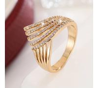 TEMU Un anillo con un europeo y americano, moderno y a con un de lujo y diseño de , para mujeres elegantes y con estilo