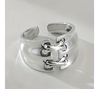 TEMU Un anillo minimalista, elegante y sexy para mujer con líneas geométricas intersecadas es para una . Es adecuado para viajes diarios, fiestas, festivales de , vacaciones y asistir a banquetes.