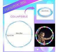 TEMU Un Aro con Efectos de Luz Multicolor - El para en Escenario y Entrenamientos