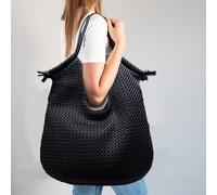 TEMU Un bolso de de malla patchwork, elegante y espacioso para mujer, con un vintage adecuado para , un bolso tote fácil de usar ideal para el uso diario y .