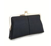 TEMU Un bolso de para mujer, un billetero para damas, un bolso compacto de pliegue y un con cremallera y cierre de