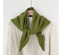 TEMU Un chal de de lana a rayas de calidad para mujer, ideal para , otoño e invierno. bufanda triangular versátil y un diseño vintage francés con colores , para un único a tu outfit.