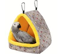 TEMU Un colgante , y para otoño e invierno, adecuado para varios animales pequeños como loros, cacatúas, canarios, y hámsters, que como saco de dormir para pájaros el invierno, sin batería.