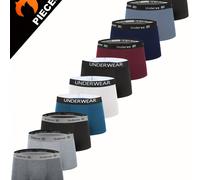 TEMU Un conjunto de 10 bóxers multicolores nuevos para jóvenes, diseñados para comodidad y transpirabilidad
