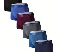 TEMU Un conjunto de bóxers para hombre hechos de bambú