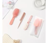 TEMU Un conjunto de con almacenamiento, peine plegable portátil, diseño antiestático fácil, adecuado para uso doméstico y viajes, peine de bolsillo