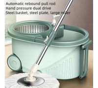 TEMU Un conjunto de herramientas de limpieza que un fregona , una cubeta para agua y 2 paños reemplazables