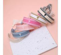 TEMU Un conjunto de pulseras cruzadas hechas a , tejidas en un estilo bohemio, perfectas para que familiares y las oraciones y festivas, para adolescentes.